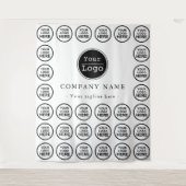 Zakelijk evenement Corporate Party Tapestry Wandkleed (Voorkant)