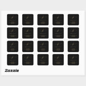 Zakelijk Evenementenbeheer Vierkante Sticker (Vel)