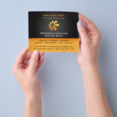 Zakelijk Flyer Sjabloon met Eigen Logo Modern Ontw (Hand)