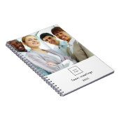 Zakelijk foto logo witte team notitieboek (Rechterzijde)