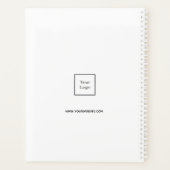 Zakelijk fototeam, wit elegant 2023 planner (Achterkant)