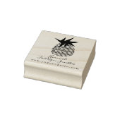 Zakelijk Fruit Smoothie Ananas Logo Rubberstempel (Stempel)