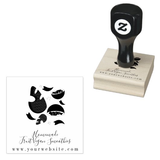 Zakelijk Fruit Smoothie Guava Rubberstempel (Gestempeld)
