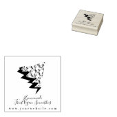 Zakelijk Fruit Smoothie Watermeloen Logo Rubberstempel (Gestempeld)