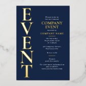 Zakelijk gala sjabloon fondsenwervings evenement b (Voorkant)