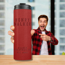 Zakelijk gelookt rood veen leder