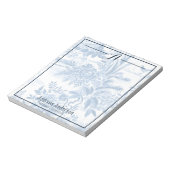 Zakelijk gepersonaliseerd Initiaal Monogram Tool Notitieblok (Linkerzijde)