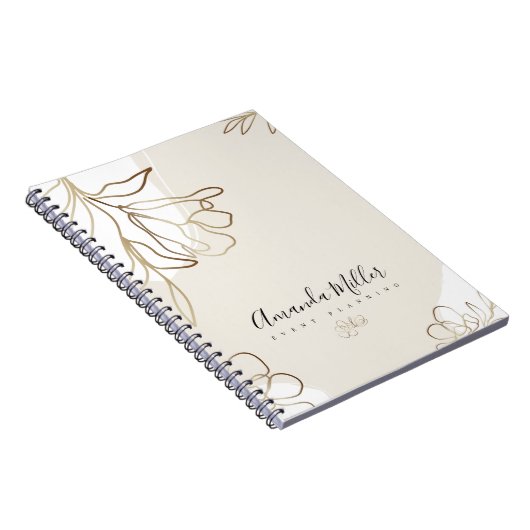 Zakelijk gepersonaliseerd Notitieboek voor de plan (Rechterzijde)