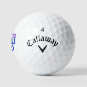 Zakelijk geschenk van bedrijf met eigen logo golfballen (Logo)