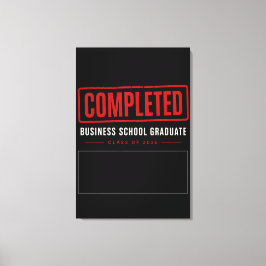 Zakelijk geschenk voor afgestudeerden aan een bedr canvas afdruk