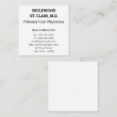 Zakelijk, gewoon Visitekaartje (Voorkant / Achterkant)