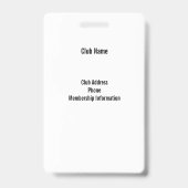 Zakelijk Golf Event Badge – Aangepaste Naam & Bedr (Achterkant)