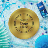 Zakelijk Goud en Zwart Promotie Uw Logo Hier Papieren Bordje (Feest)