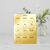 Zakelijk goud, luxe, elegante agenda folie uitnodiging briefkaart (Staand Voorkant)