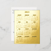 Zakelijk goud, luxe, elegante agenda folie uitnodiging briefkaart (Voorkant / Achterkant)