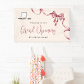 Zakelijk grand opening lint logo welkomstbanner spandoek (Insitu)