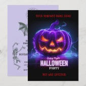 Zakelijk Halloween-kantoorfeestlogo Kaart (Voorkant / Achterkant)