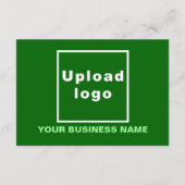 Zakelijk Halloween Klein Groen Vlak Wenskaart Kaart (Achterkant)