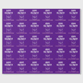 Zakelijk Halloween Paarse inpakpapier (Vlak)