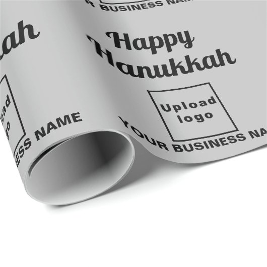 Zakelijk Hanukkah grijs inpakpapier (Rol Hoek)