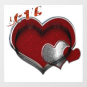 Zakelijk Hart Raamsticker (Vel)