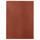 Zakelijk ingegraveerd, gepersonaliseerd leder van  klembord (Achterkant)