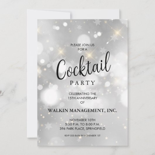 Zakelijk Jubileum Kaart (Voorkant)