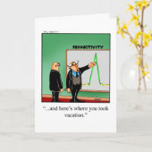 Zakelijk kantoor Humor Blank Wenskaart Kaart (Gele Bloem)