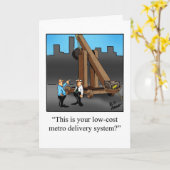 Zakelijk kantoor Humor Blank Wenskaart Kaart (Gele Bloem)