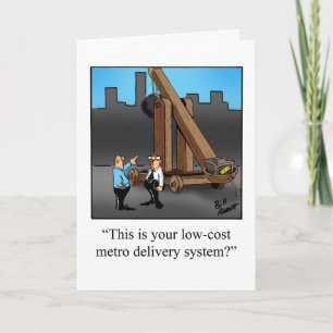 Zakelijk kantoor Humor Blank Wenskaart Kaart