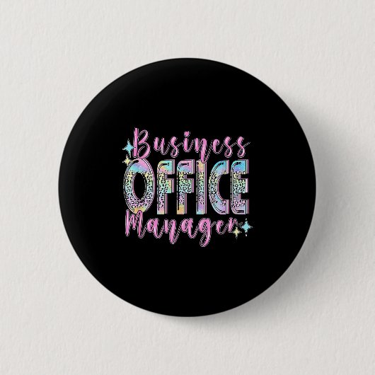Zakelijk Kantoorbeheerder Funny Front Teamwork Reg Ronde Button 5,7 Cm (Voorkant)