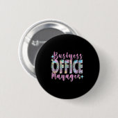 Zakelijk Kantoorbeheerder Funny Front Teamwork Reg Ronde Button 5,7 Cm (Voorkant /achterkant)