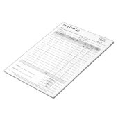 Zakelijk kaslogboek | grootboek voor kleine bedrij notitieblok (Schuin)