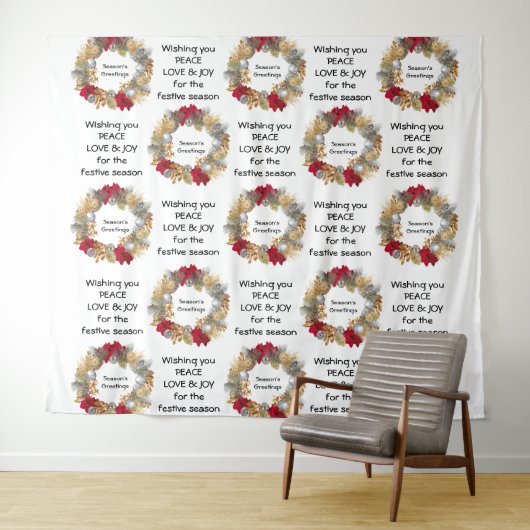 Zakelijk Kerkelijk Bedrijf | LOGO | Feestelijk Wandkleed (In Situ (horizontaal))