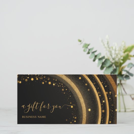 Zakelijk Kerstcadeau Certificaat Moderne Voucher (Staand voorkant)