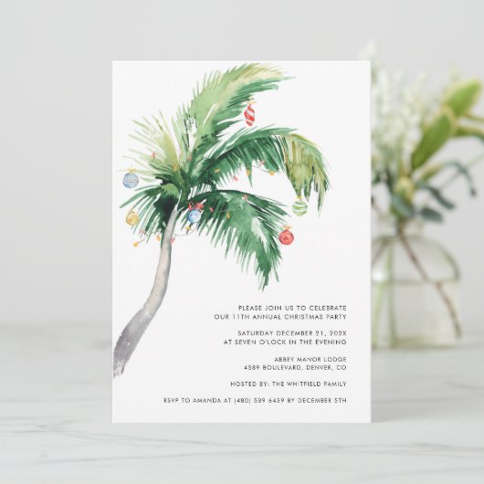 Zakelijk Kerstfeest Feestdagen Kaart (Staand voorkant)