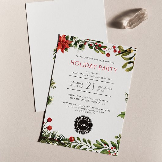 Zakelijk kerstfeest kaart