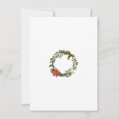 Zakelijk kerstfeest kaart (Achterkant)