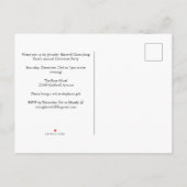 Zakelijk Kerstfeest Zwart Goud Sneeuwvlok Uitnodiging Briefkaart (Achterkant)
