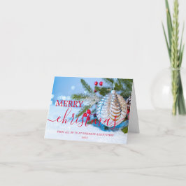 Zakelijk Kerstmis Modern Corporate Feestdagen Kaart