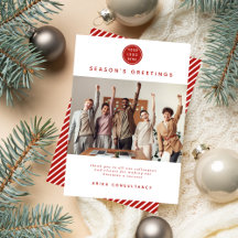 Zakelijk Kerstmis Modern Corporate Team | Rood