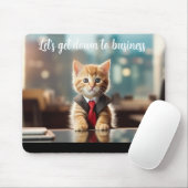 Zakelijk Kitten Muismat (Met muis)