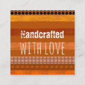 Zakelijk kleine bedrijven Bedankt voor je promotie Vierkante Visitekaartje (Achterkant)