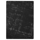 Zakelijk klembord van het Floor Plan van de Archit (Achterkant)