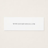 Zakelijk Label Kleding Hang Label Mini Visitekaartjes (Achterkant)