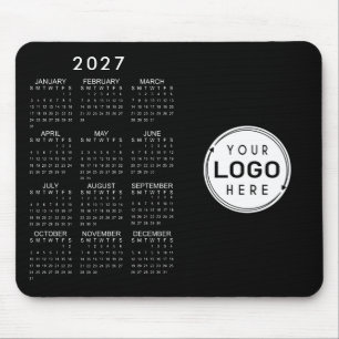 Zakelijk logo 2026 Agenda Aangepaste kleuren Eenvo Muismat