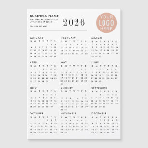 Zakelijk Logo 2026 Agenda Magneet