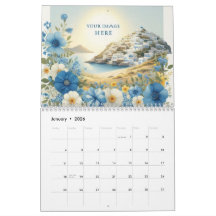 Zakelijk logo 2026 wandkalender - Modern b
