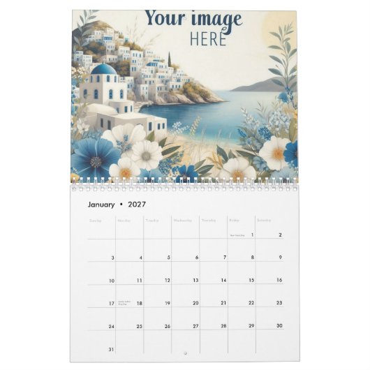 Zakelijk logo 2026 wandkalender - Modern design Kalender (Jan 2027)
