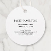 Zakelijk Logo - Aangepast Label product (Achterkant)